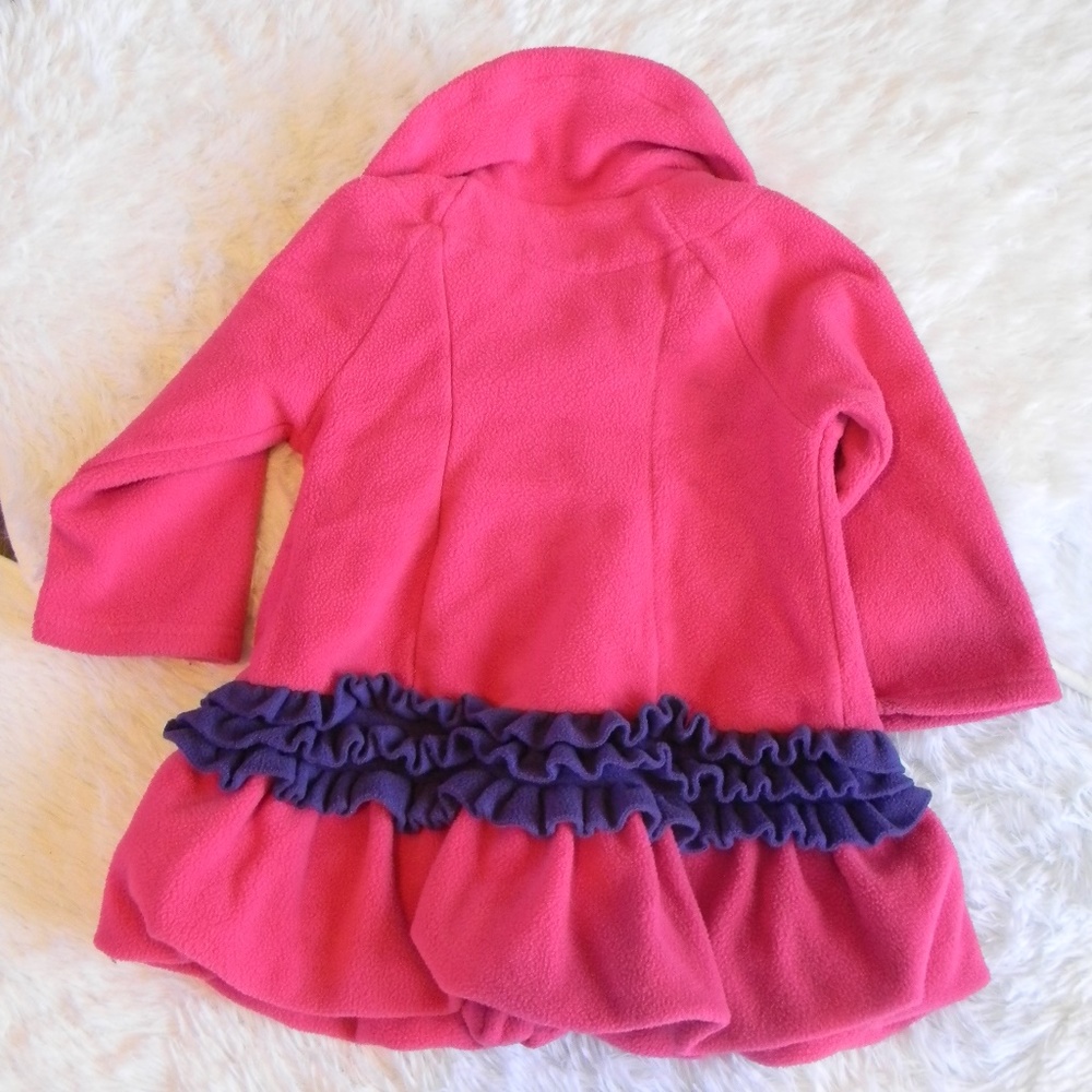 Girls 3T fleece coat - Picture 5 of 6